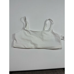 Women's Old Navy White Sports Bra M